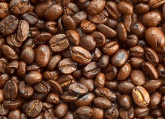 Coffee Bean Background Widescreen.