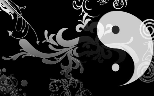 Cool Yin Yang Background.