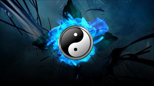 Cool Yin Yang Wallpaper Full HD.