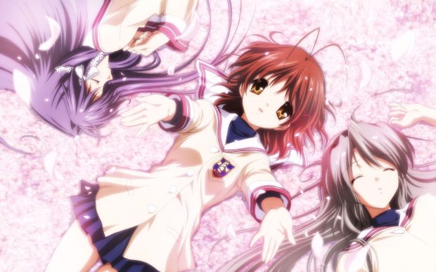 Download Anime Cherry Blossom Picture.