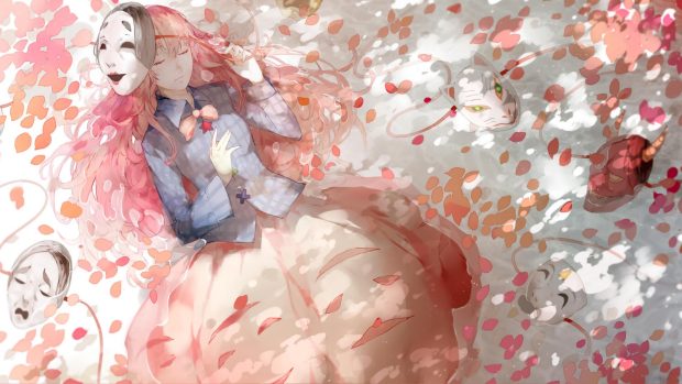 Download Free Anime Cherry Blossom Background.
