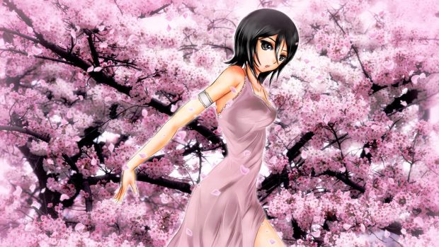 Download Free Anime Cherry Blossom Wallpaper.
