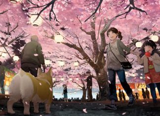 Free Anime Cherry Blossom Photo.