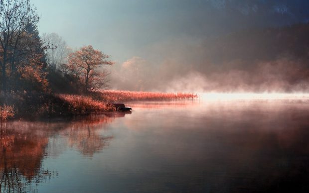Free Autumn River Image.