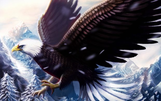 HD American Eagle Background.
