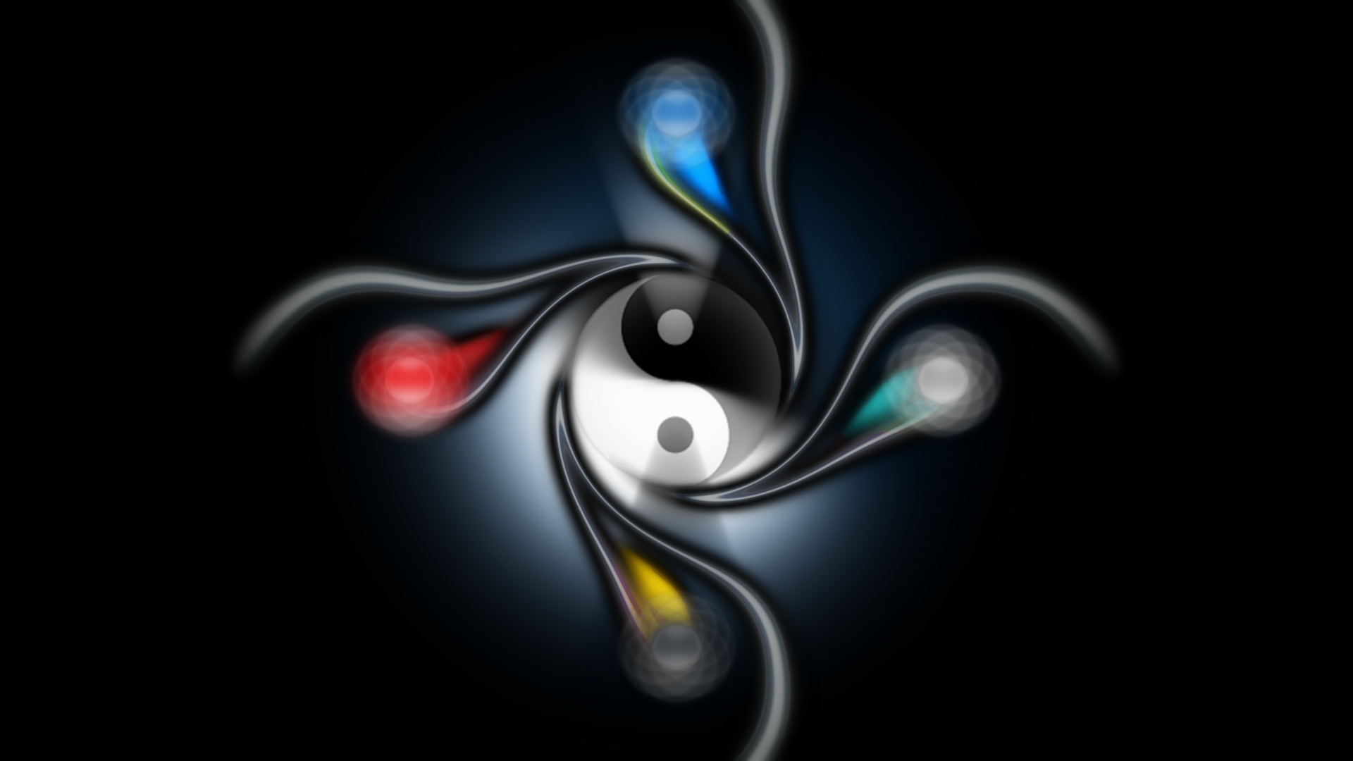 Cool Yin  Yang  Desktop Wallpaper  PixelsTalk Net
