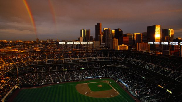 Photo of Busch Stadium.