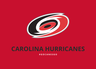 Red Carolina Hurricanes Background.