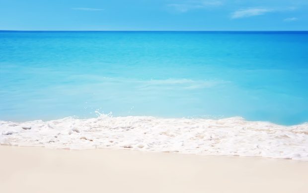 White Beach Sand Background.