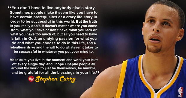 Stephen Curry Quotes about Life