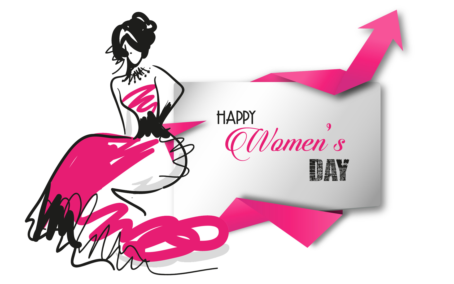 Happy Women's Day HD Wallpaper  PixelsTalk.Net