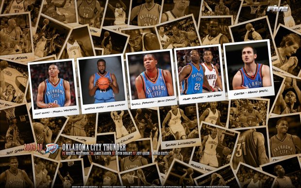 Oklahoma City Thunder Basketball Club Wallpaper 2.