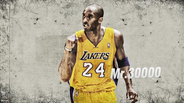 Kobe Bryant 'Mr.30000' Wallpaper