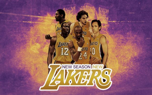 LA Lakers backgrounds Starting Five