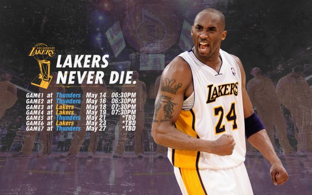 Lakers Thunder NBA Playoffs HD Wallpaper