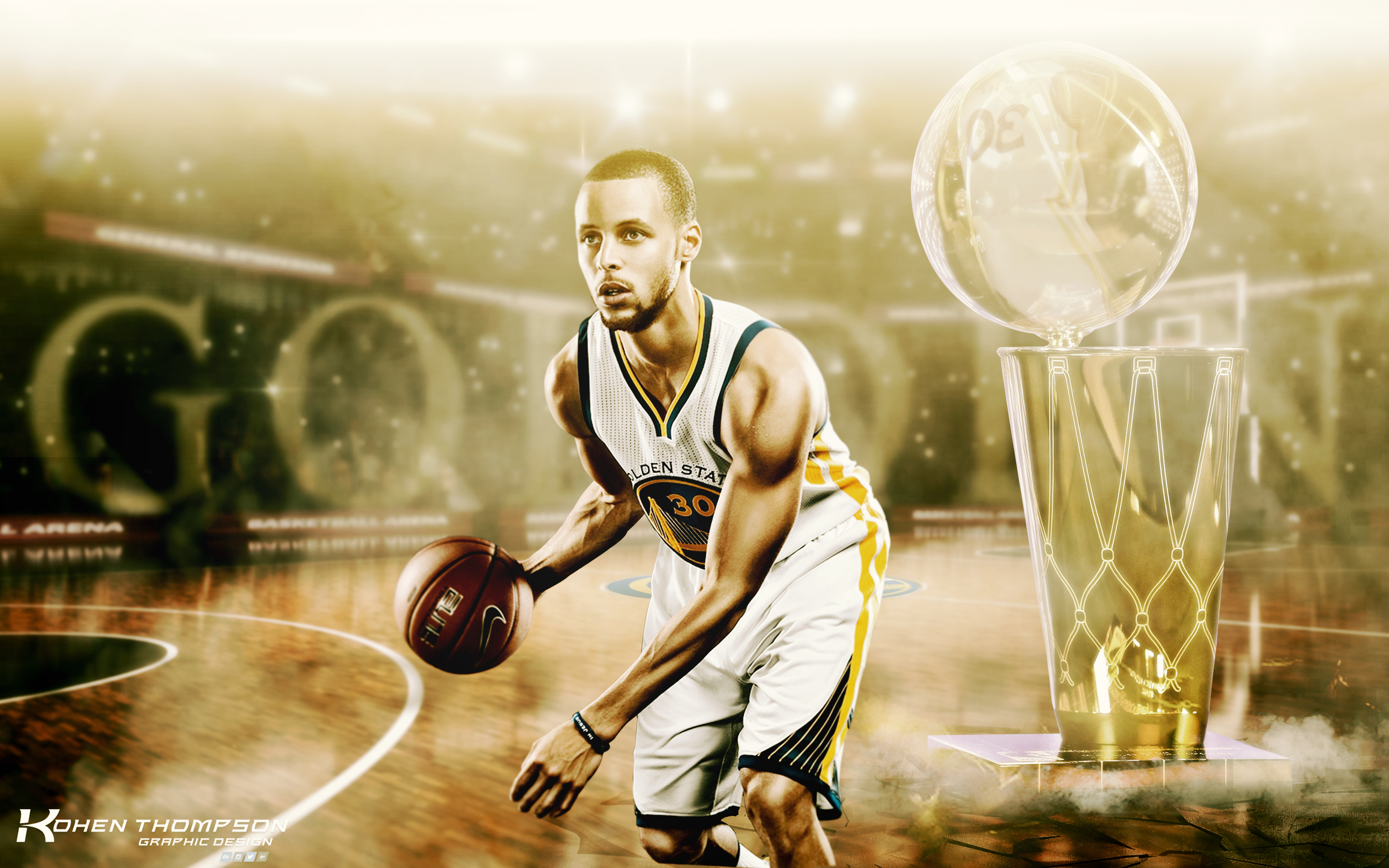 Stephen Curry Background Desktop | PixelsTalk.Net2880 x 1800