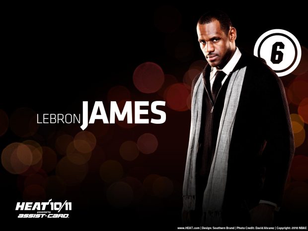 The Six Lebron James Miami Heat Wallpaper