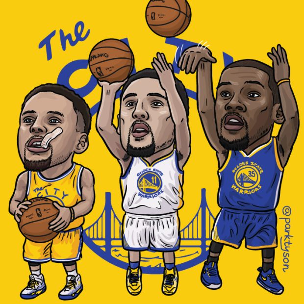 Kevin Durant and Stephen Curry Wallpaper Golden Gate Warriors 3