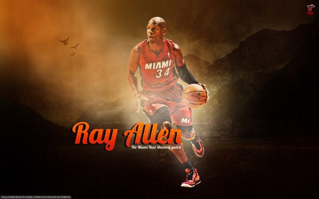 Ray Allen Miami Heat backgrounds HD 2013