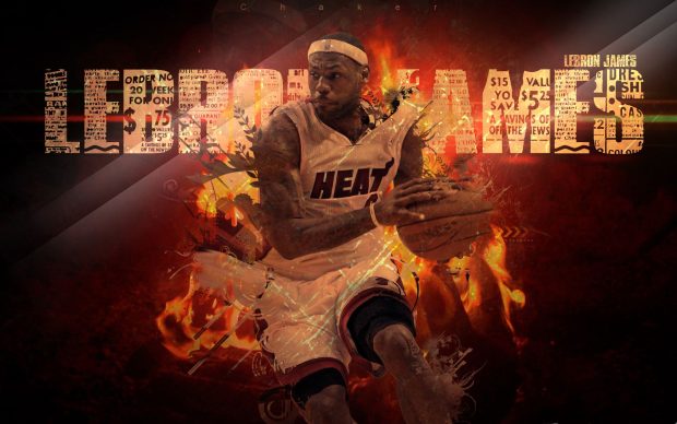 lebron james miami heat backgrounds 14