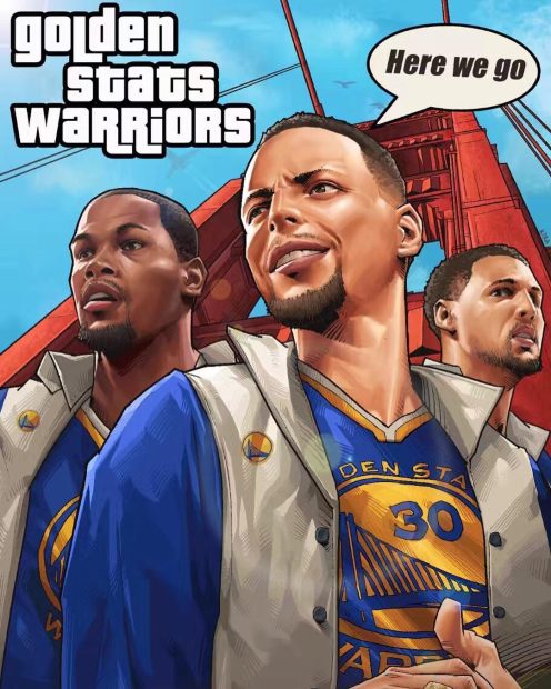 warriors grand sweep auto illustration