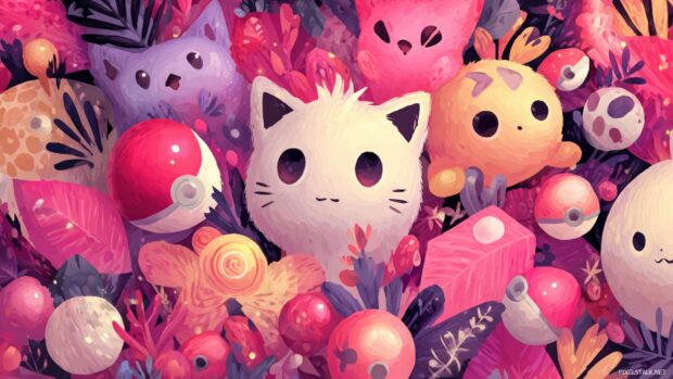 Cute Pokemon Wallpaper HD for Kids that brings their favorite characters to life with bright colors and playful scenes.