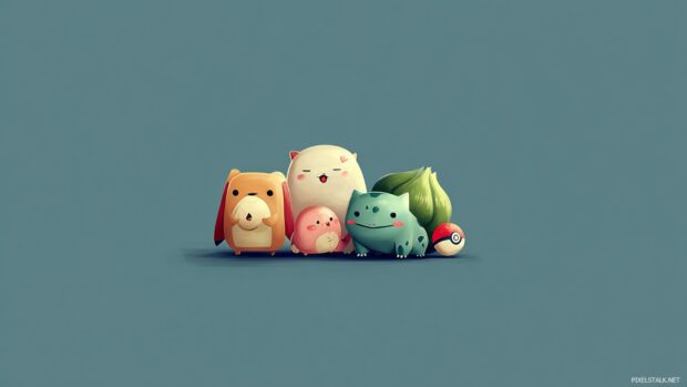 Exploring the world of Cute Pokemon with a Free Cute Pokemon HD Wallpaper that adds a playful touch to your computer screen.
