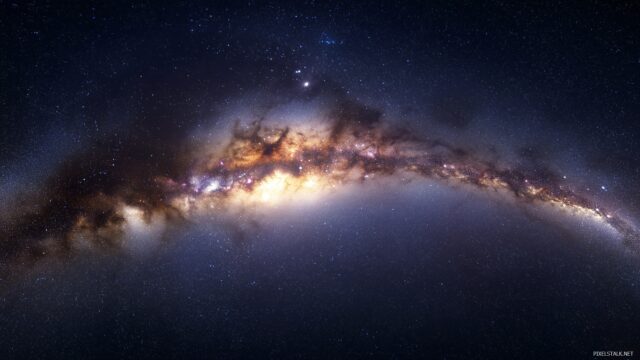 Best Desktop Wallpaper Full HD, An Expansive Night Sky Filled With Stars And Galaxies, Showcasing Deep Space Beauty In Full HD