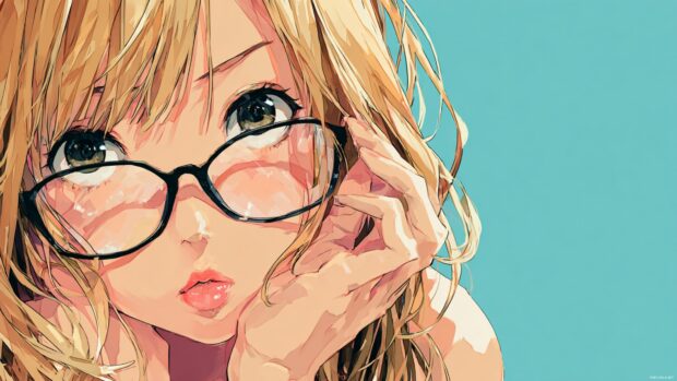Cute Anime Girl wallpaper in high resolution, emphasizing playful expressions and bright aesthetics, perfect for any desktop.