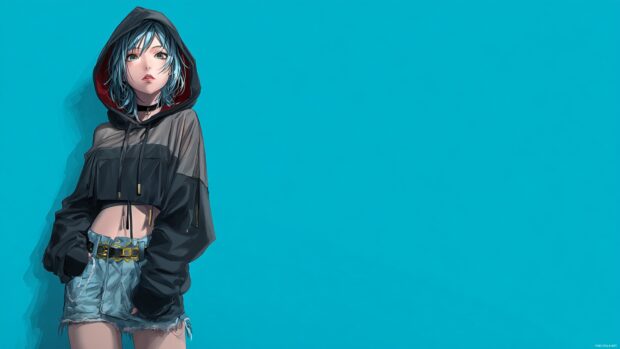 High resolution Anime Girl wallpapers showcasing various outfits and styles, perfect for expressing individuality on your desktop.