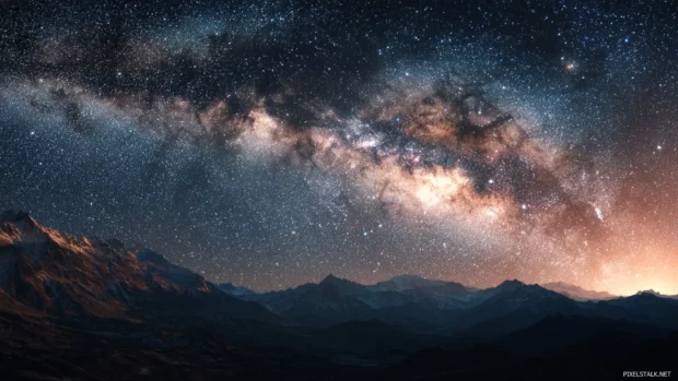 Free space wallpapers that highlight breathtaking views of the Milky Way, perfect for those who appreciate the grandeur of the cosmos on their desktops.