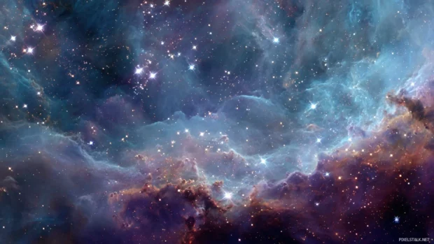 Galaxy space wallpapers filled with brilliant colors and intricate star patterns, capturing the mesmerizing essence of deep space for desktop backgrounds.