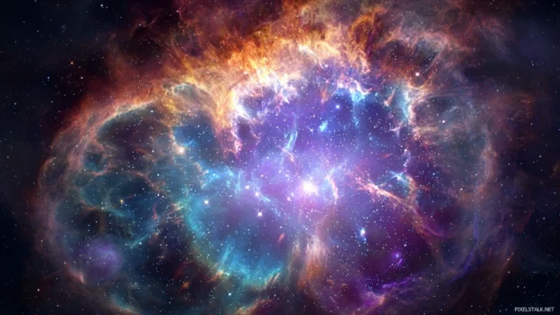 High definition space wallpapers that transport users to the edge of the universe, featuring colorful supernovae and celestial phenomena.