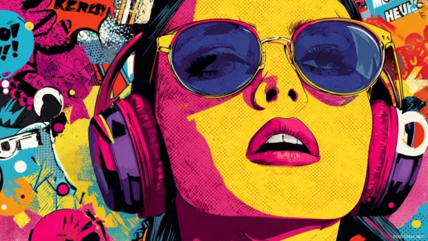 Trending cool images for wallpaper illustrating popular culture icons and vibrant pop art styles.