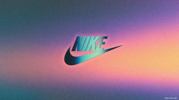 Aesthetic Nike logo wallpaper inspired by streetwear fashion, combining urban textures with subtle gradients for a stylish desktop look.