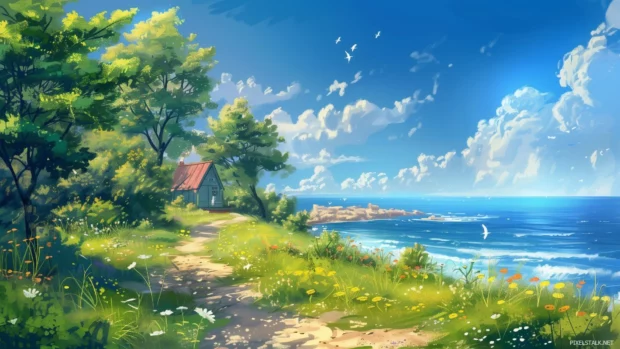 Cool summer wallpaper for desktop.