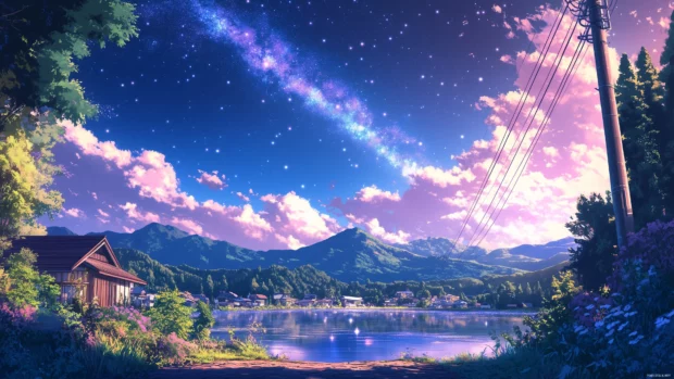 A clear starry night sky filled with countless sparkling stars and the Milky Way in full display.