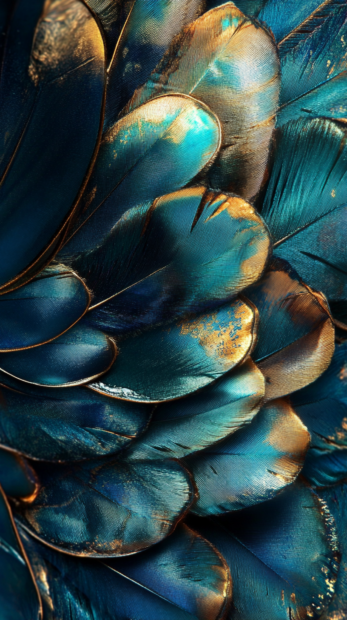 A minimal vertical crop of peacock tail patterns in abstract arrangement, great for a peacock HD wallpaper for mobile (4).