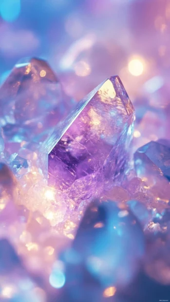 Crystal reflections and soft lighting over ocean view Light Wallpaper for iPhone.