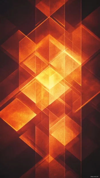 Soft glowing Light forming geometric pattern.