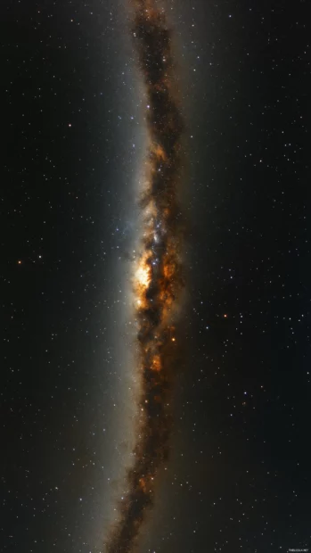 Thousands of stars vivid Milky Way night sky varying brightness.