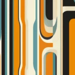 70s retro lines wallpaper, Retro style.