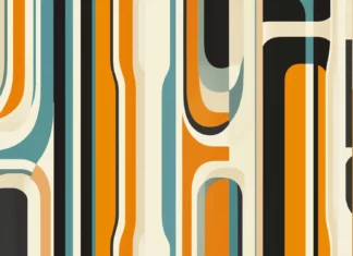70s retro lines wallpaper, Retro style.