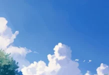 A clean summer wallpaper featuring light lavender fields.