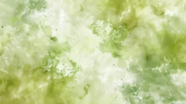 A fresh green watercolor background with lively hues.