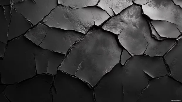 A minimalist Broken Screen wallpaper showing subtle cracks for desktop screens.