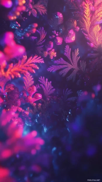 A vibrant loop of shifting fractals and dancing shadows, made for smooth trippy motion effects.