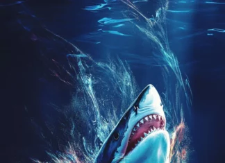 Abstract concept of shark motion in iPhone wallpapers.