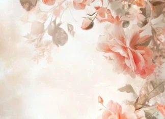 Aesthetic Lock screen iPhone Wallpapers with delicate floral patterns and soft focus.