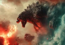 Atomic breath vs fist strike in Godzilla x Kong wallpapers 4K resolution.